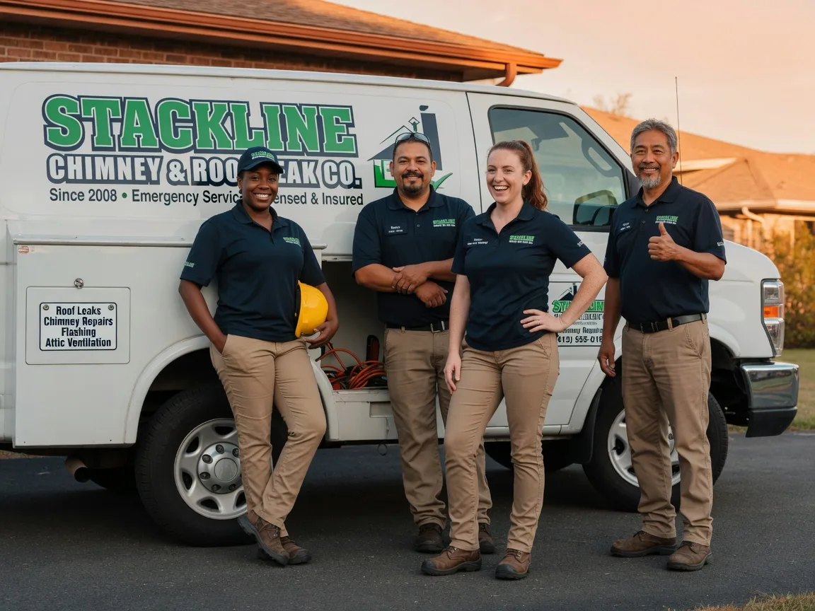 Chimney flashing repair company in Applegate, CA